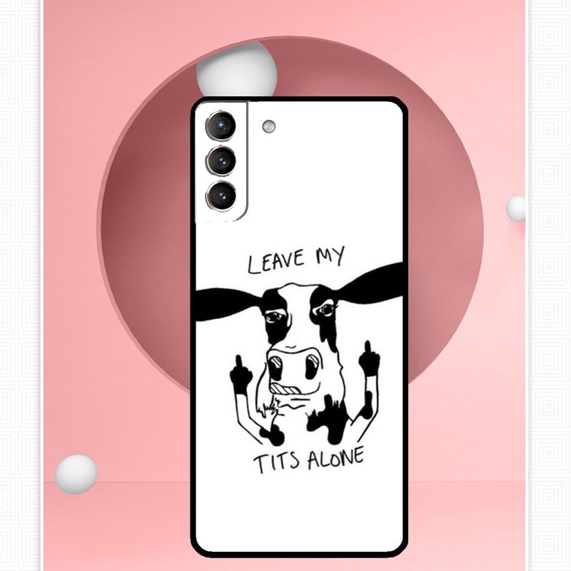 Go Vegan Case For Samsung Galaxy S24 Ultra S22 Plus S20 S21 FE S8 S9 S10 Note 10 20 S23 Ultra Cover