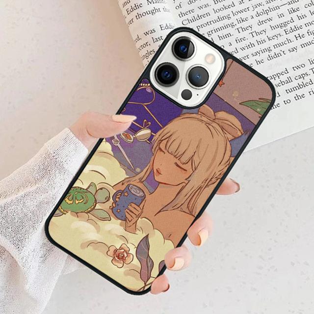 Genshin Impact Sangonomiya Kokomi Phone Case For iPhone 17 Air 15 16 Cover 11 13 14 Pro Max 12 Plus Max Fundas