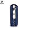 BULLCAPTAIN Leather Credit Card ID Card Holder Wallet Wallet Men Fashion Rfid Card Holder Wallet Business Card Holder Bag