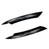 For VW Passat B7 2010 2011 2012 2013 2014 Car Glossy Black Headlight Eyebrow Eyelid Cover Decorative Trim