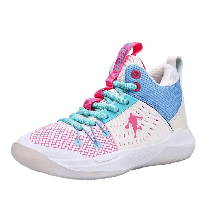 2025 Spring and Autumn Girls' Basketball Shoes New Fashion Children's Sports Shoes Lace-up Middle and University Children's School Manufacturers