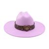 British Style Model Felt Hat Ancient Ethnic Style Big Brim Woolen Hat Big Love Explosion Jazz Top Hat