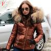 Women Warm Jackets Coats Thick Fur Hooded Zipper Long Sleeve Casual Fashion Winter S-4XL