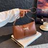 Geantă de umăr Crossbody Retro Chic Coreeană pentru Femei - Texturată, Elegantă, de Valoare Ridicată și Casual.