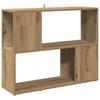 Bookshelf Room Divider Artisan Oak 80 x 24 x 63 cm