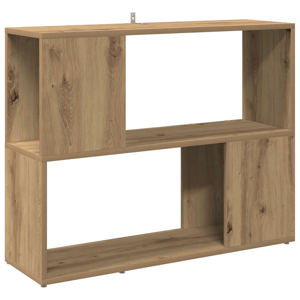 Bookshelf Room Divider Artisan Oak 80 x 24 x 63 cm