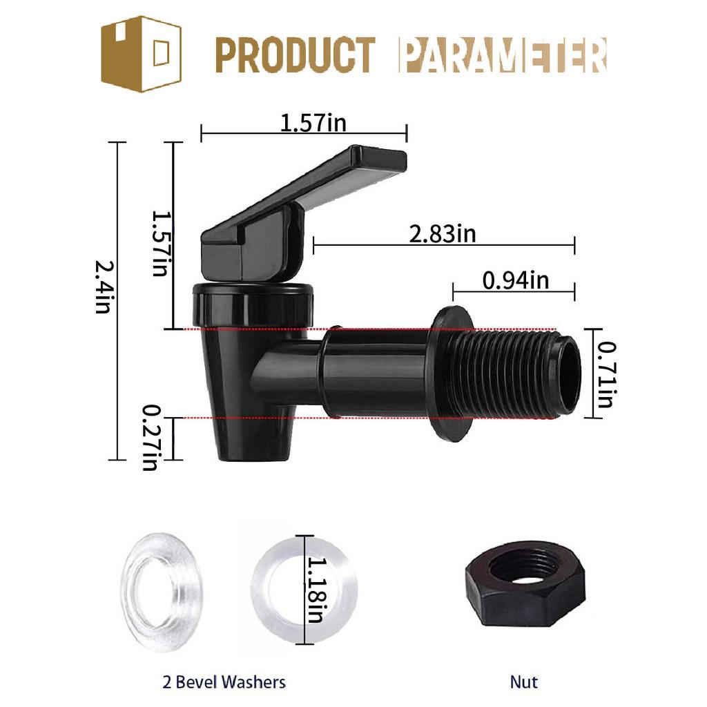 Lift-Up Water Drink Dispenser Faucet PP Plastic Cold Water Bottle Tap Replacement Valve For Wine Bucket Juice Bucket Kitchen