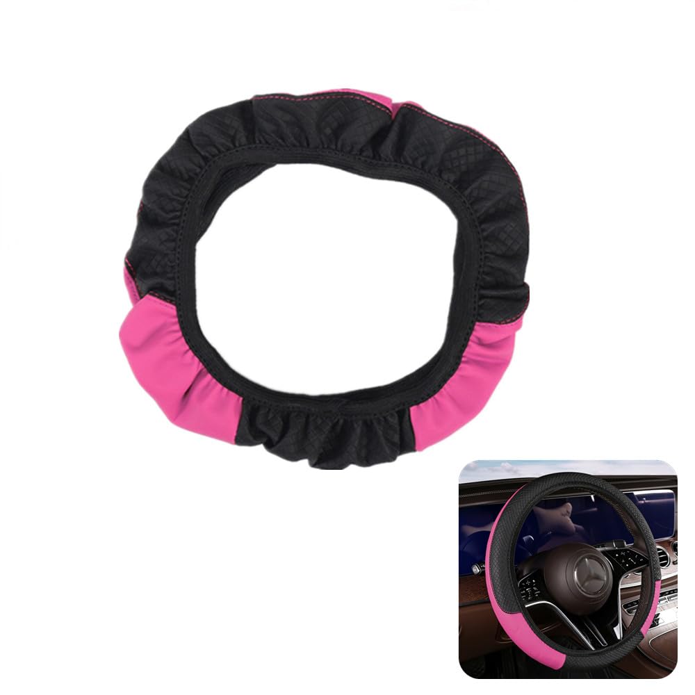 AUSTYLCO Чехол на руль, Тонкий чехол на руль, Нескользящий чехол на руль, Удобный для розовый