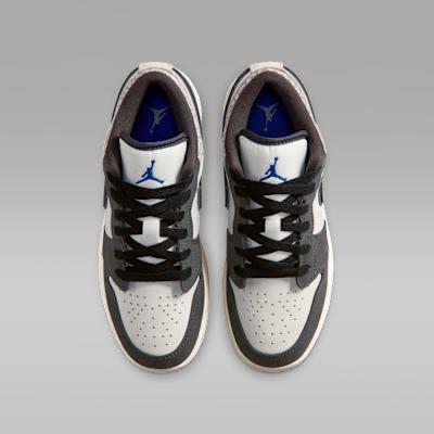 Air Jordan 1 Low SE GS 'Sail Deep Pewter'