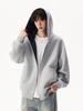 Unisex Autumn Trendy Loose Hooded Cardigan Jacket