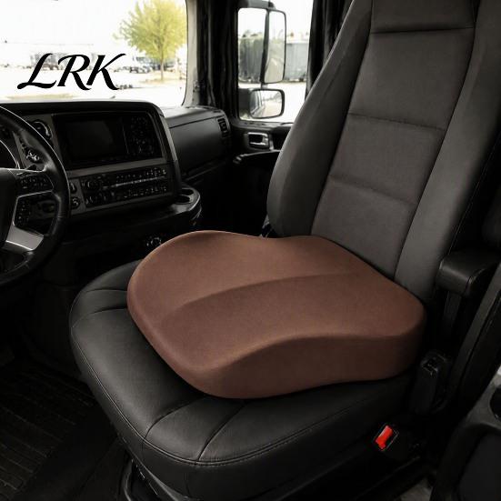 Pressure Relief Memory Foam Pad Car Seat Cushion for Driving, Ergonomic Sciatica And Back SUV Accessory Pain Relief, Non-Slip Driver Truck Office