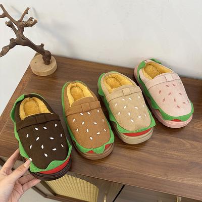 Fashion 2025 Autumn Women Slippers Funny Warm Baotou Shoes Platform Clogs Mules Outdoor Beach Sandals Casual Home Slippers Slides Women