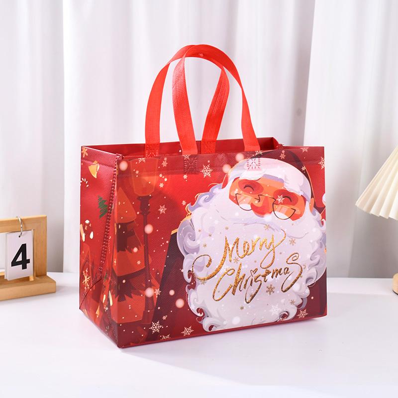Christmas Gift Bag Santa Claus Snowman Candy Gift Packaging Bag 2025 Merry Christmas Party Home Decor Navidad Noel 2025 New Year