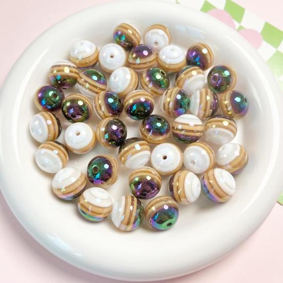 Beads DIY Material Striped Contrast Color Sweet Color Smooth Bracelet Necklace Artifact Material