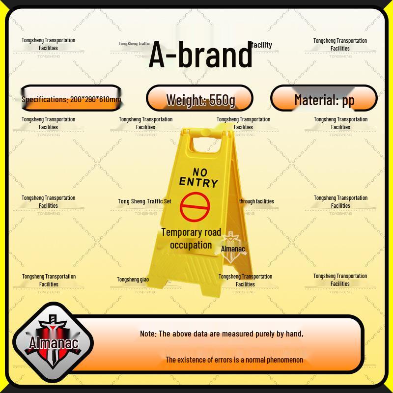 A-Frame Plastic Wet Floor & No Parking Safety Sign