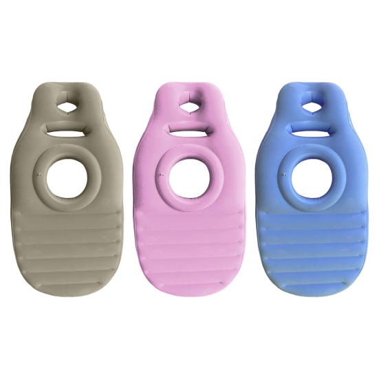 Oppblåsbar Gravid Yogamatte Ergonomisk PVC Sovestøttemadrass med Hull Lekkasjesikker Graviditetssmerter Lindring Full Kropp Luftmadrass Putepute