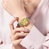 Quartz Movement Watch for Women Lady Dress Casual Wristwatch Alloy Strap Brecelet Watches