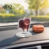 Büro Tischschild 2D Flach Drehbar Acryl Katze für Auto Armaturenbrett Schreibtisch