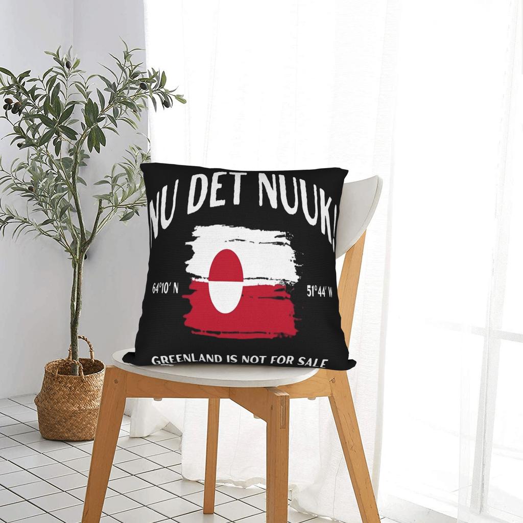 Greenland Is Not For Pillowcases Novelty Pillow Case For Couch Sofa Bedroom Custom Pillow Cover