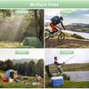 Solar Shower Bag, 20L Solar Shower Portable Camping Solar Shower, 45 ¡ã C Outdoor Shower Bag with Switchable Solar Heated Shower Head