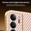 For Realme C75 4G/C75x Phone Case Carbon Fiber Textured Electroplated TPU Back Cover
