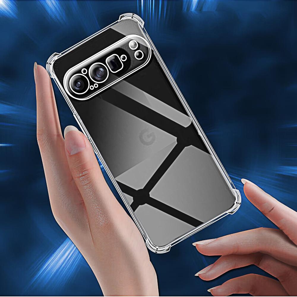 Transparent Phone Case for Google 9 Pro Protective Camera Back Cover for Google Pixel 8 7 6 Pro A 9pro 7a Clera Soft TPU Shell