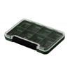 Fishing Magnetic Fly Storage Box Multiple Sections Fly Box Fishing Hooks Magnetic Pad Compartments Clear Lid Tackle Box