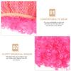 LEDMOMO Halloween Clown Afro Fluffy Ball Clown Party Pink Wig, Wig, Shape, Unisex, Lightweight, Hair, Costume, Wig,