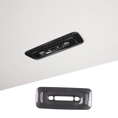Autocollant Décoratif Style Fibre de Carbone Cadre de Lampe de Lecture Arrière de Voiture Adapté Pour Toyota Tundra 2022-23 Accessoires Intérieurs Auto