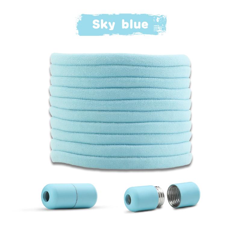 1Pair Elastic Laces Sneakers No Tie Shoe laces Colorful Shoelaces Without ties Kids Adult Semicircle Shoelace for Shoes