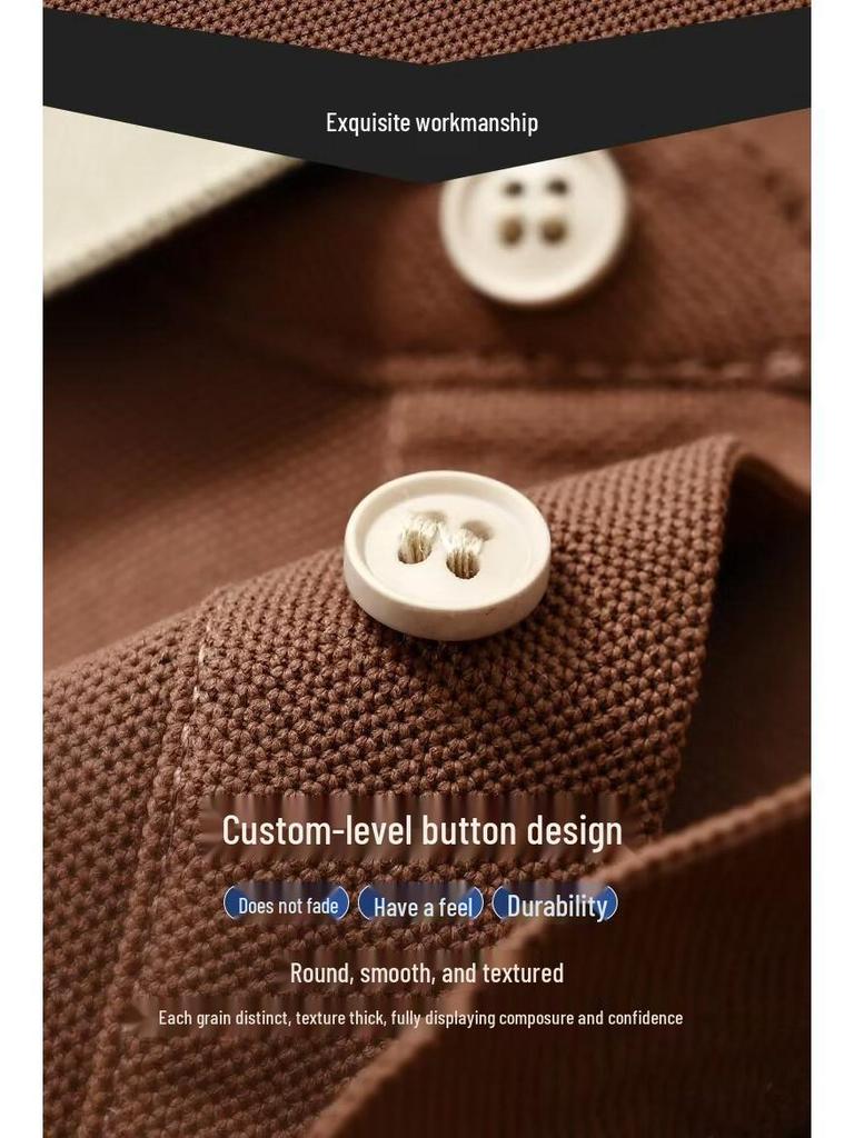 Erkek Slim Fit Yazlık Polo Tişört - Trend 2023 Kore Stili Kısa Kollu