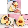 Plush Toy Avocado Pillow With Feather Cotton Filling For Kids Bedroom Decor