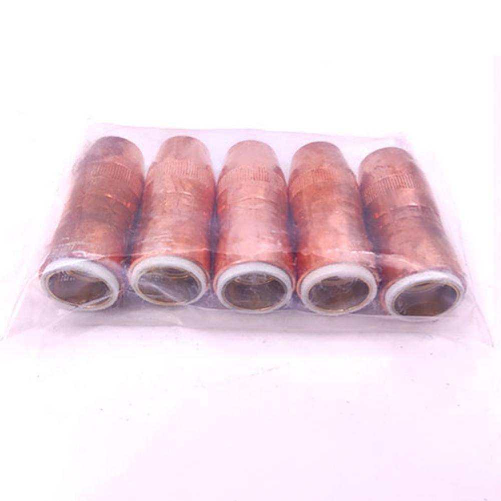 Set of 5 N5818C Welding Nozzles for Large For Centerfire 58 18 Recess Designed for Bernard and MIG Gas with Q Gas
