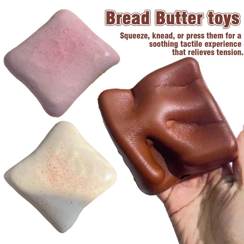 Squishy Simulated Toast Bread Squeeze Toy Slow Rising Stress Relief Toys Sensory Fidget Toy For Anxiety Adhd Fidget Toy For Kids