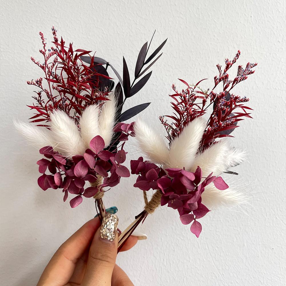 Wedding Dried Flower Decorative Dried Flower Bohemian Mini Flower Bouquet Set for Diy Crafts Vase Decor Wedding Party for Home