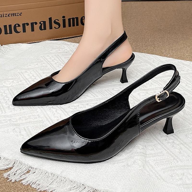 Fashion Pointed Toe Women Sandals High Heels Elegant Shoes Summer Dress Fashion Pumps Woman Slippers 2025 Trend Brand Mujer Zapatillas