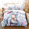 Umamusume Oguri Cap Three Piece Bedding Set Luxury Comforter Set with Queen King Size Cool Two pillowcase Kpop Cama Infantil