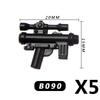 Military Building Blocks MOC Star Movie Characters Solider Figures War Mini Bricks Weapons Accessories Guns Cloak Axe Armor
