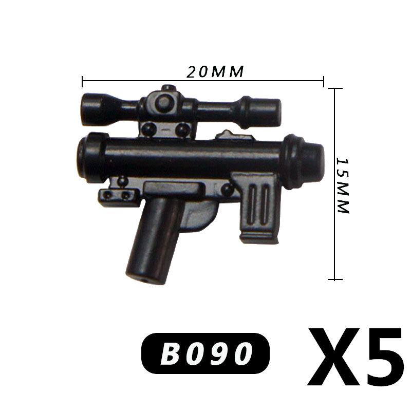 Military Building Blocks MOC Star Movie Characters Solider Figures War Mini Bricks Weapons Accessories Guns Cloak Axe Armor
