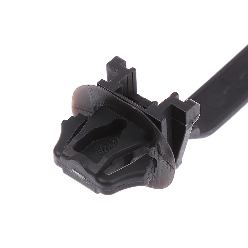 10Pcs Nylon Plastic Vehicle Motocycle Cable Tie Car Wiring Harness Retainer Clip Push Mount Auto Fasteners Black Color