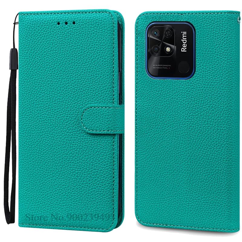 Pouzdro Redmi10C Pro Xiaomi Redmi 10C Pouzdro Měkké Kožené Peněženkové Odklápěcí Pouzdro Pro Redmi 10C Pouzdro 10 C Knižní Kryty na Telefon Coque Fundas