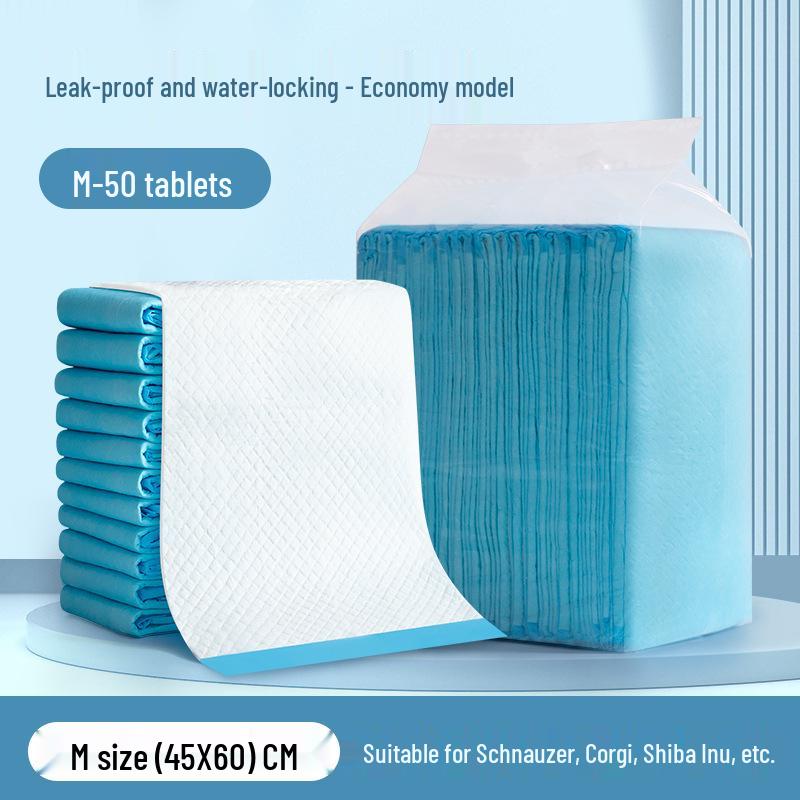 Thickened Disposable Dog Pee Pads - Deodorizing, Highly Absorbent, Large Size