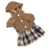 Dog Warm Dresses Pet Winter Clothing Dog Warm Skirt with Hat Suitable for Small Dogs PuppyS