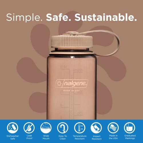 Nalgene Wide Mouth 0.5L TRITAN RENEW Mocha