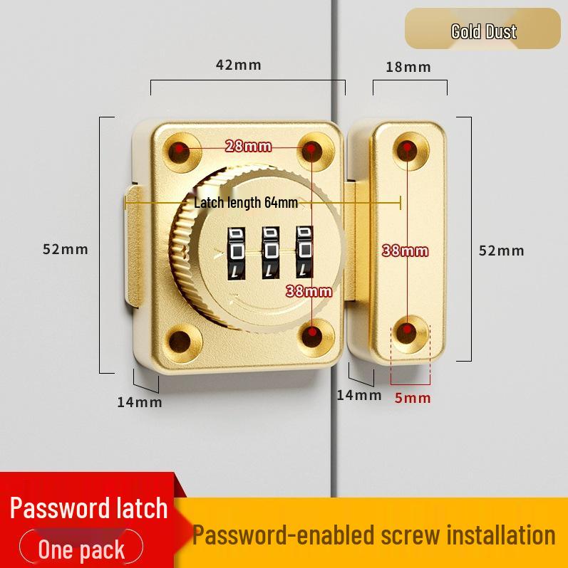 Punch-Free Anti-Theft Double-Open Cabinet & Drawer Lock
