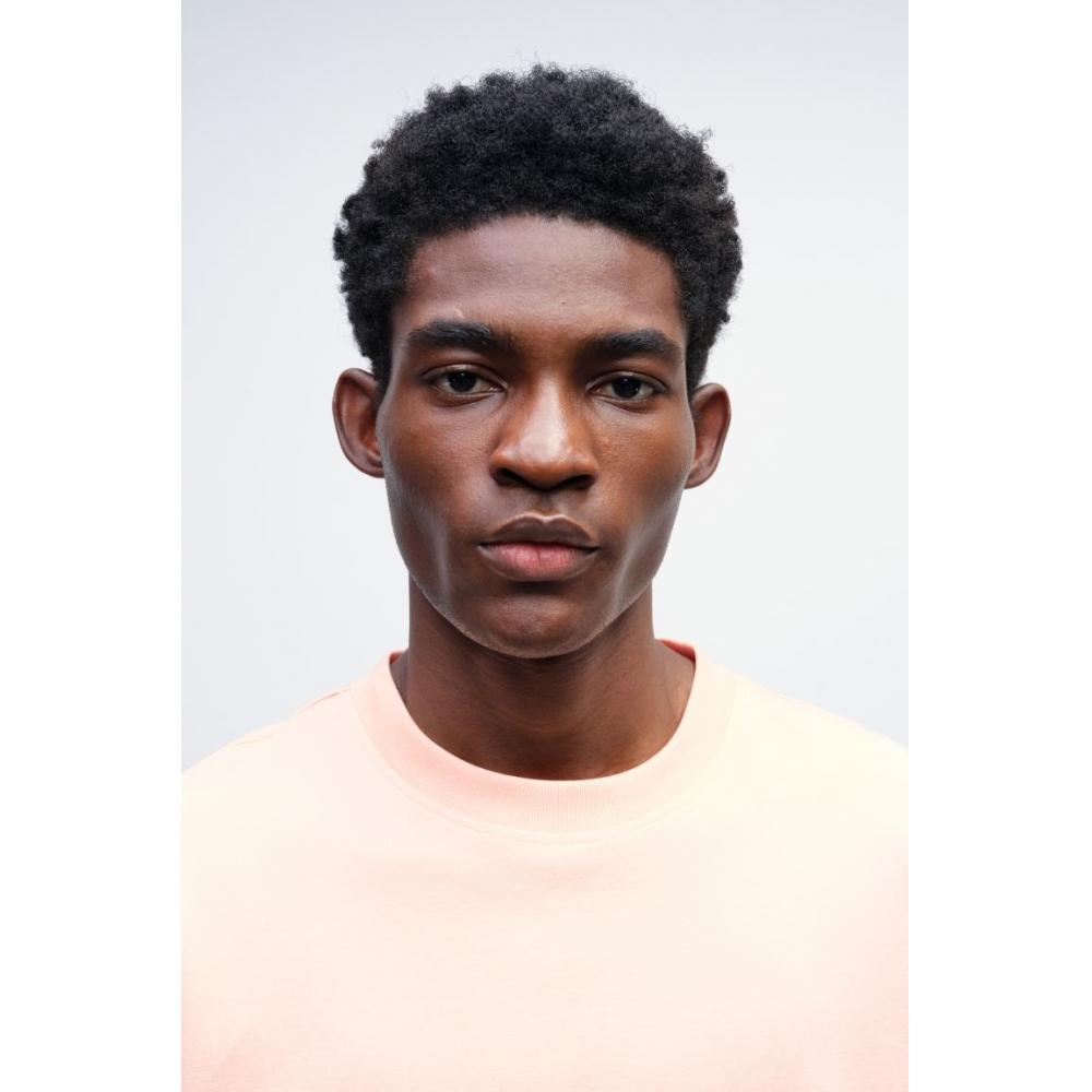 H M Boxy T sHirT Loose fiT apricoT Pink