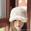 Autumn and Winter New Warm Baseball Cap Women's Soft Fufu Thickened Velvet Cap Winter Cute Face