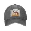 Unisex baseballové čepice Vintage velbloudí cigaretová krabička Džínová látka Letní sportovní baseballové kšiltovky Hip Hop čepice Casquette