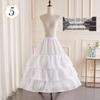 Verstelbare Puffy Bruids Petticoat Onderrok met Visgraat Middenlengte voor Bruiloft of Lolita Jurken.