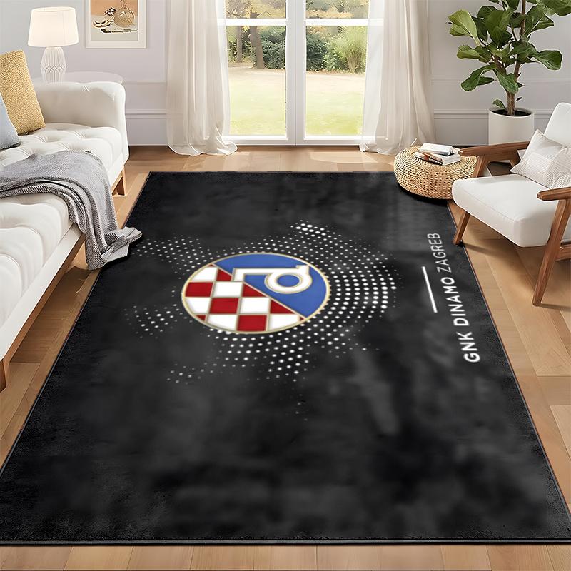 GNK Dinamo Zagreb Carpet Door Mat for Living Room or Bedroom Protective Mat Under Chair Office Decoration Christmas Gift Birthday Present